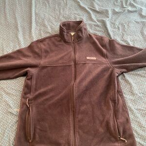 Womans Black Columbia Fleece Jacket